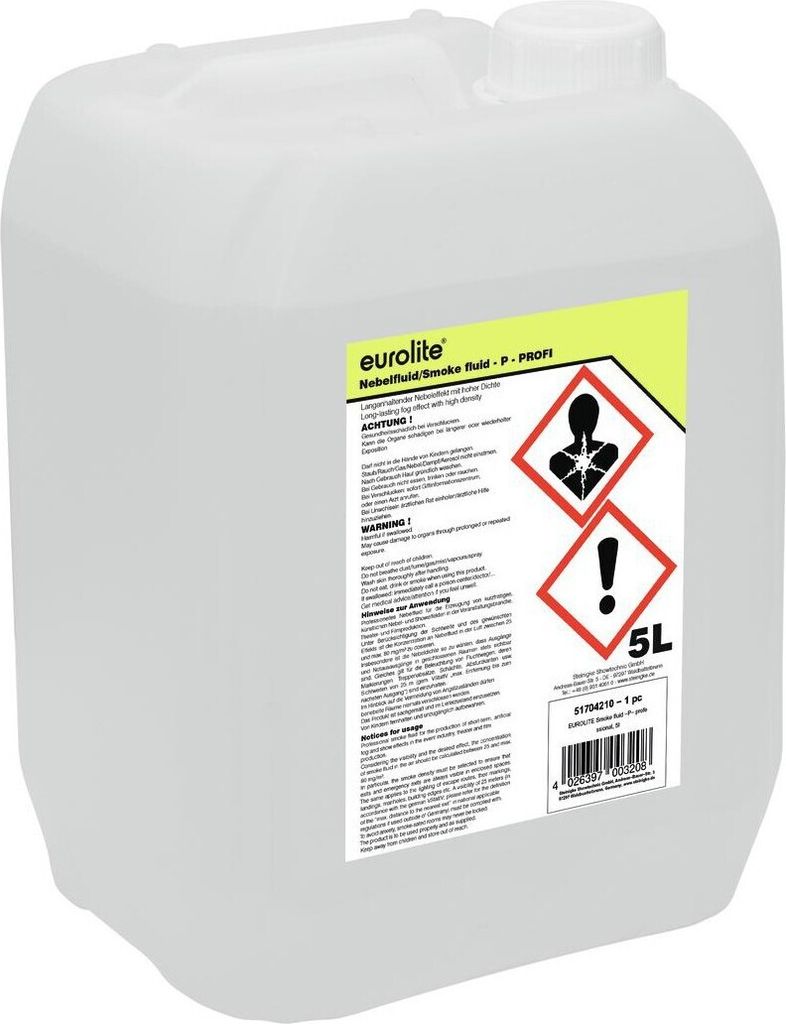 EUROLITE Smoke Fluid -P- Profi, 5l Nebelfluid Produktbild