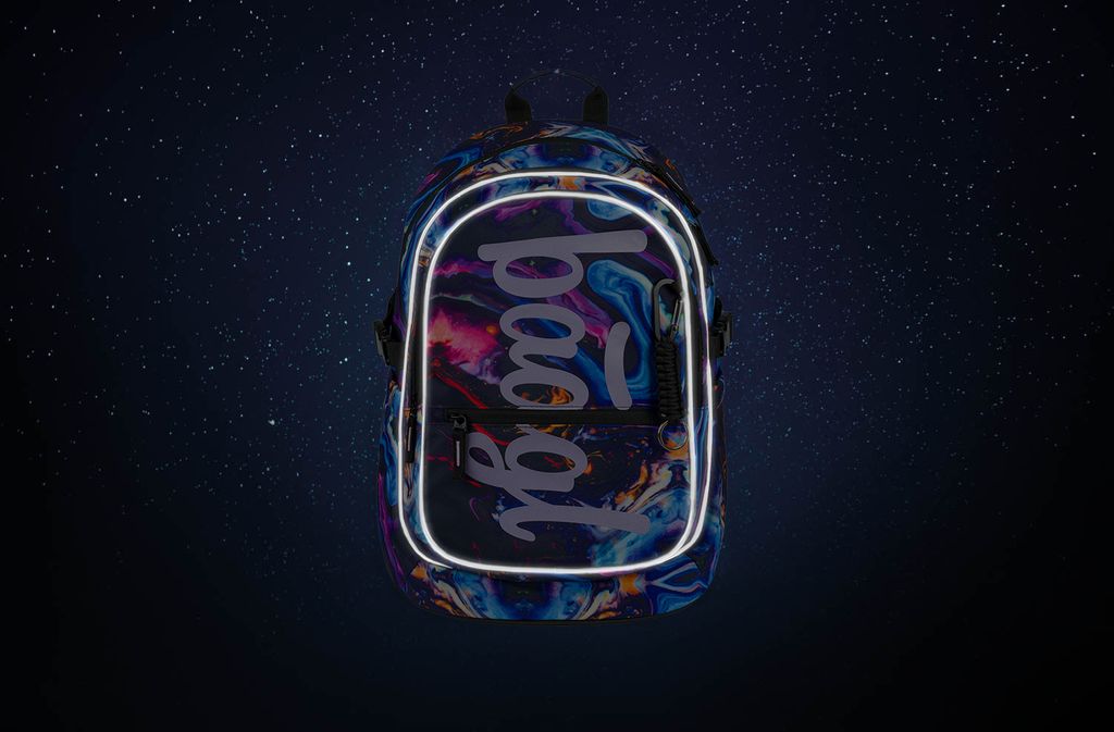 BAAGL Core Marble Rucksack-Set 3tlg: Rucksack, Produktbild 8