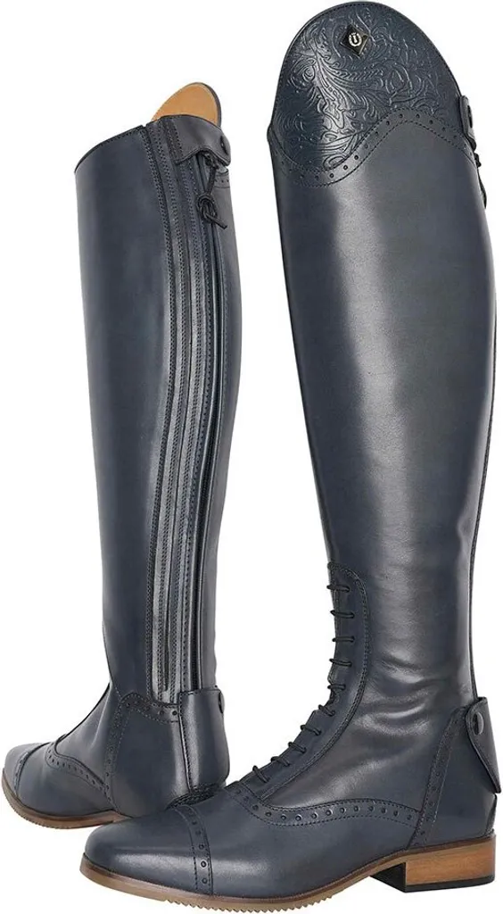 Bottes équitation cuir souple bleu Imperial Riding Olania T39 Reg