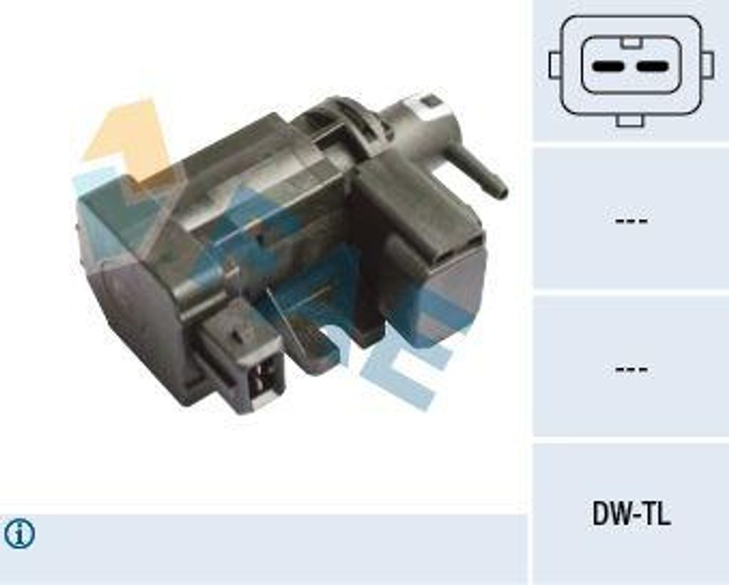 FAE 56010 Druckwandler, Turbolader OE 139345 kompatibel mit Accent, Elantra, Getz, Matrix, Santa Fe, Trajet, Astra G, Astra H, Astra J, Corsa C, Co...