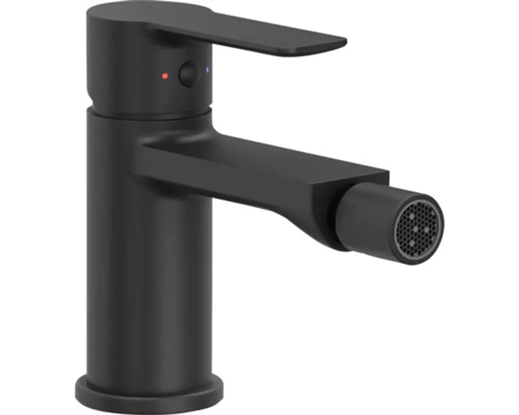 Robinetterie bidet RAVAK Solar noire pour rénovation de salle de bain chic