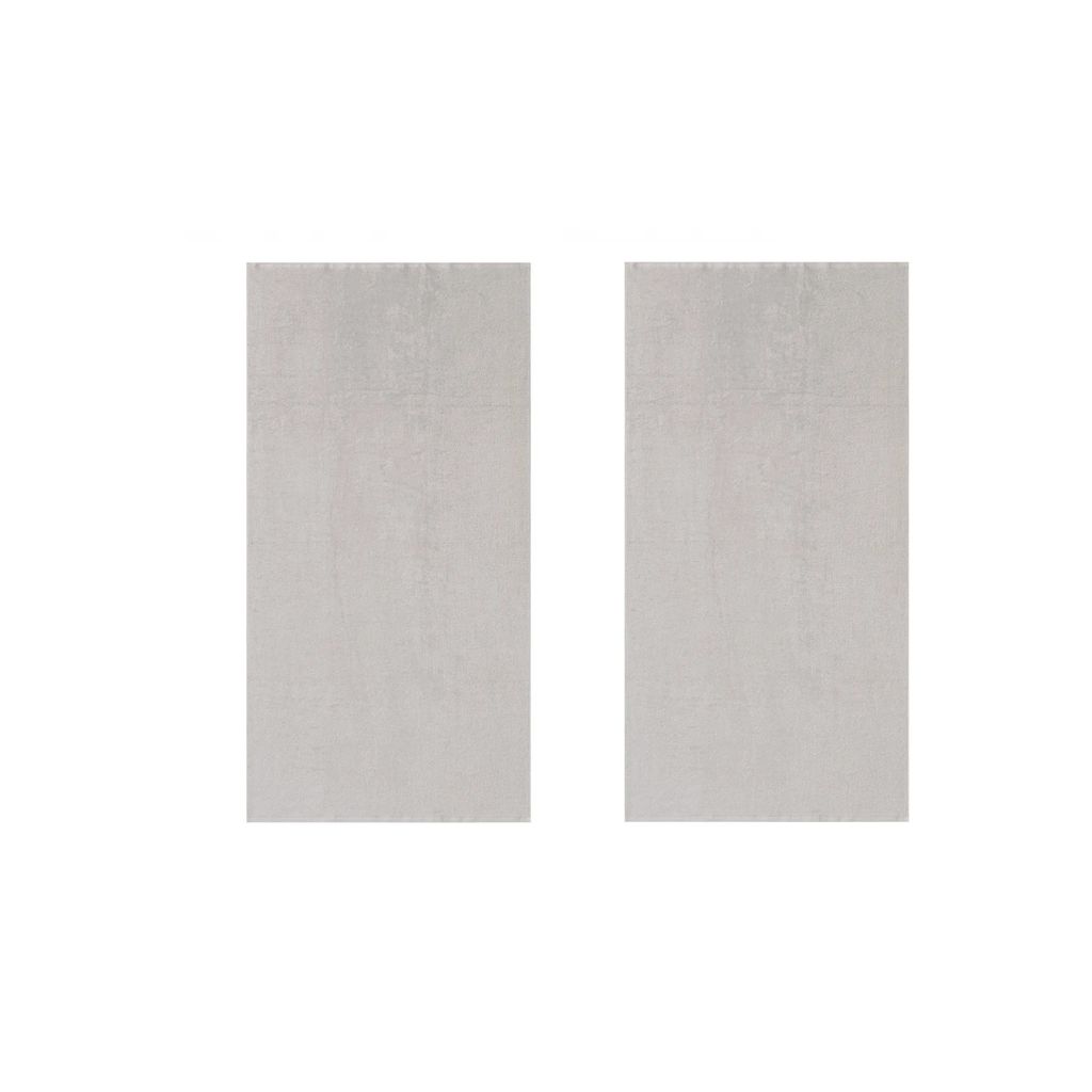LIVARNO home Frottier Handtücher, 50x100 cm, hellgrau, 2 Produktbild 