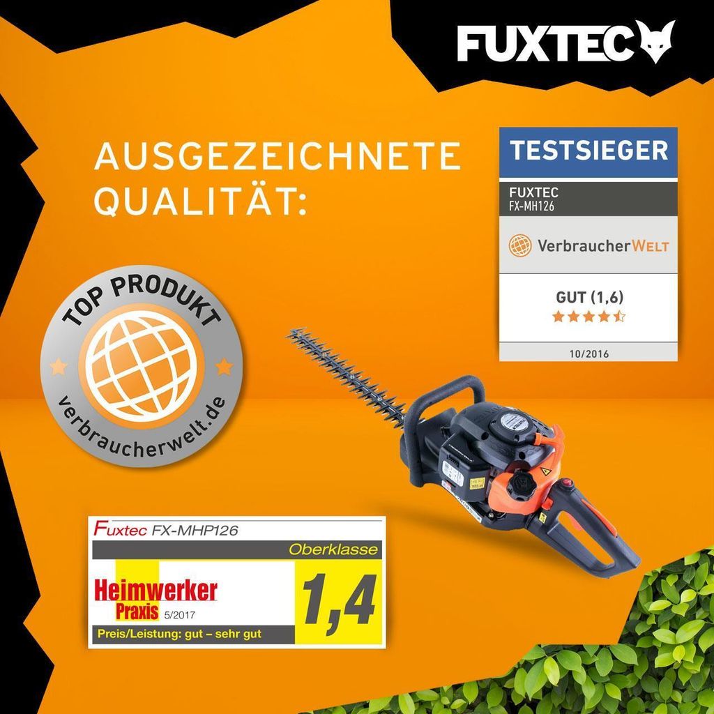 FUXTEC Benzin Heckenschere | Schwertlänge 60cm | 2T | 6kg | Produktbild 3