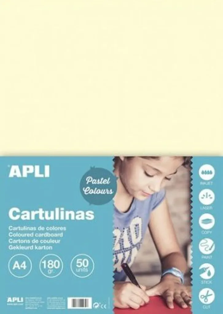 Papier de couleur A4 170g beige - 50 feuilles de qualité supérieure