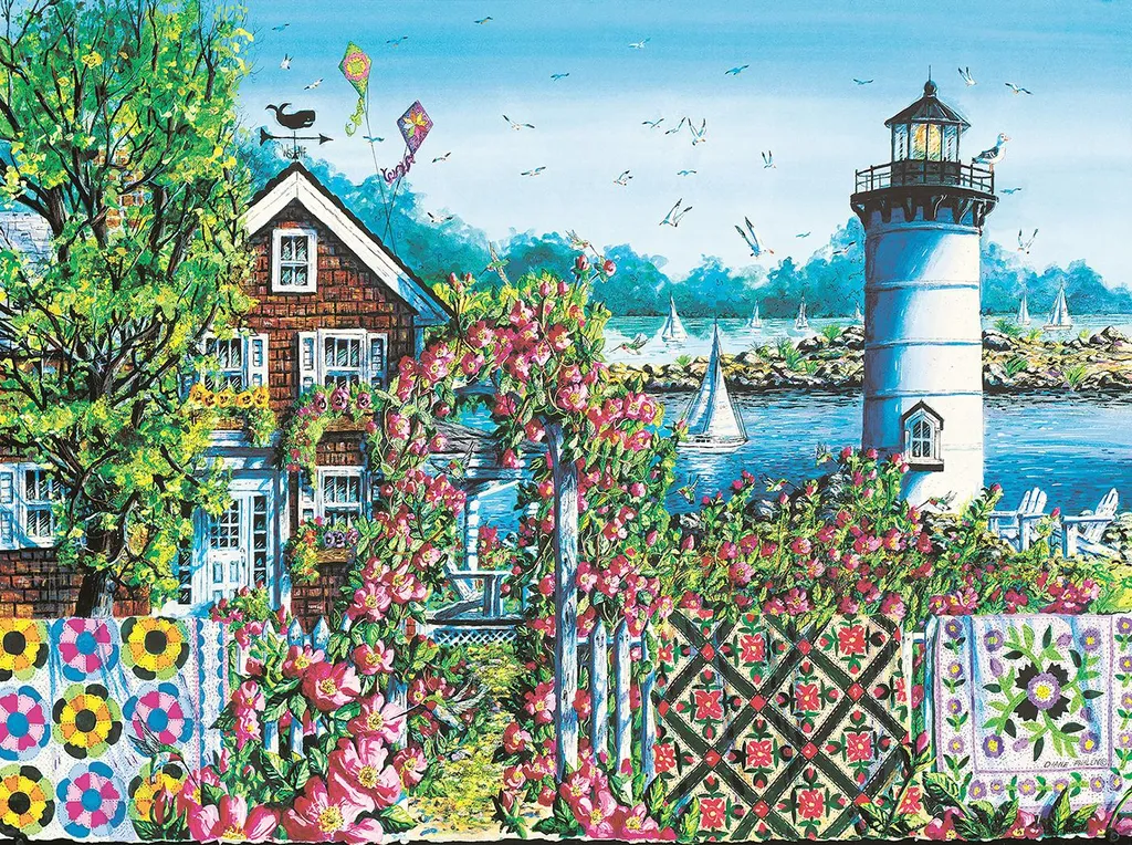 Puzzle adulte 1000 pièces Roses d'été SunsOut - Loisir Créatif de Qualité
