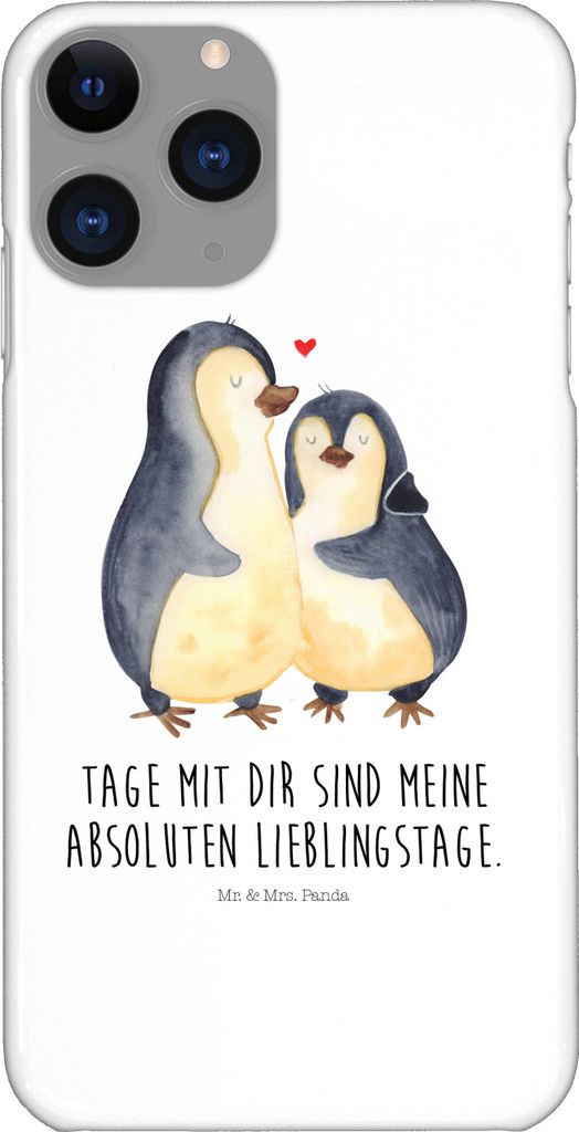 Mr. & Mrs. Panda Iphone 11 Pro Handyhülle Pinguin umarmen - Produktbild 