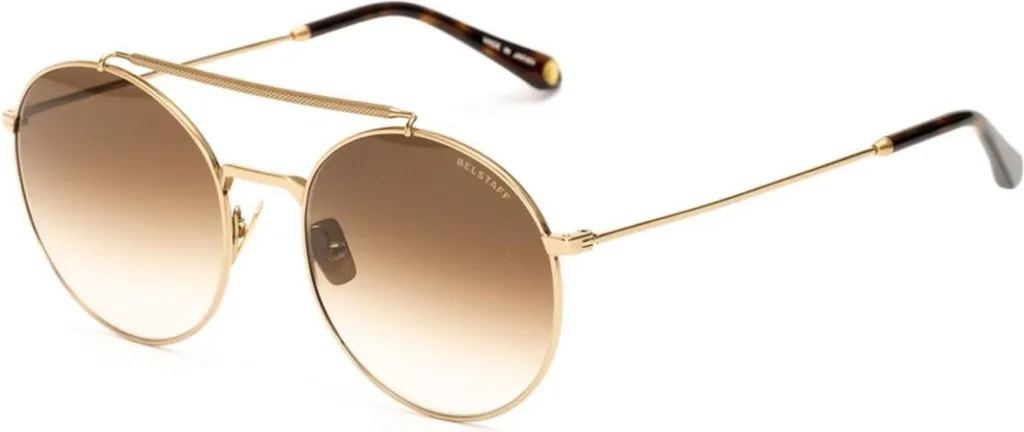 Lunettes de soleil Belstaff S0386963 en métal brossé et verres incassables