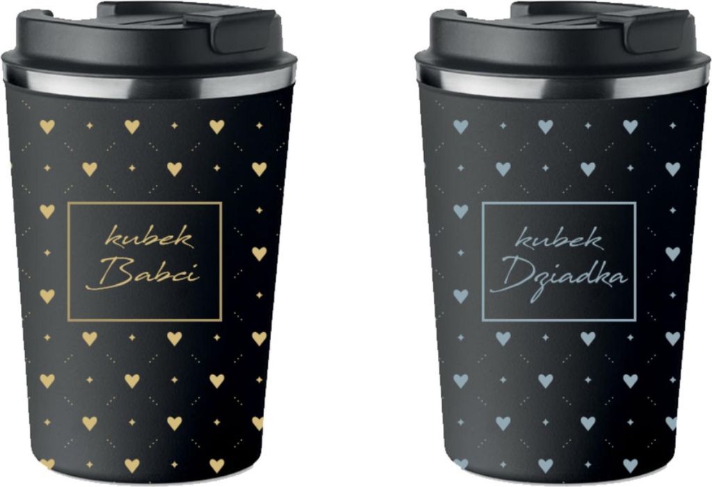2er Set Thermobecher Oma Opa Geschenk für Großeltern KT_165