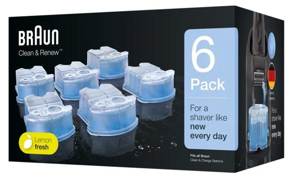 Braun CCR6, Reinigungskartusche, Blau, Braun, Braun Produktbild 