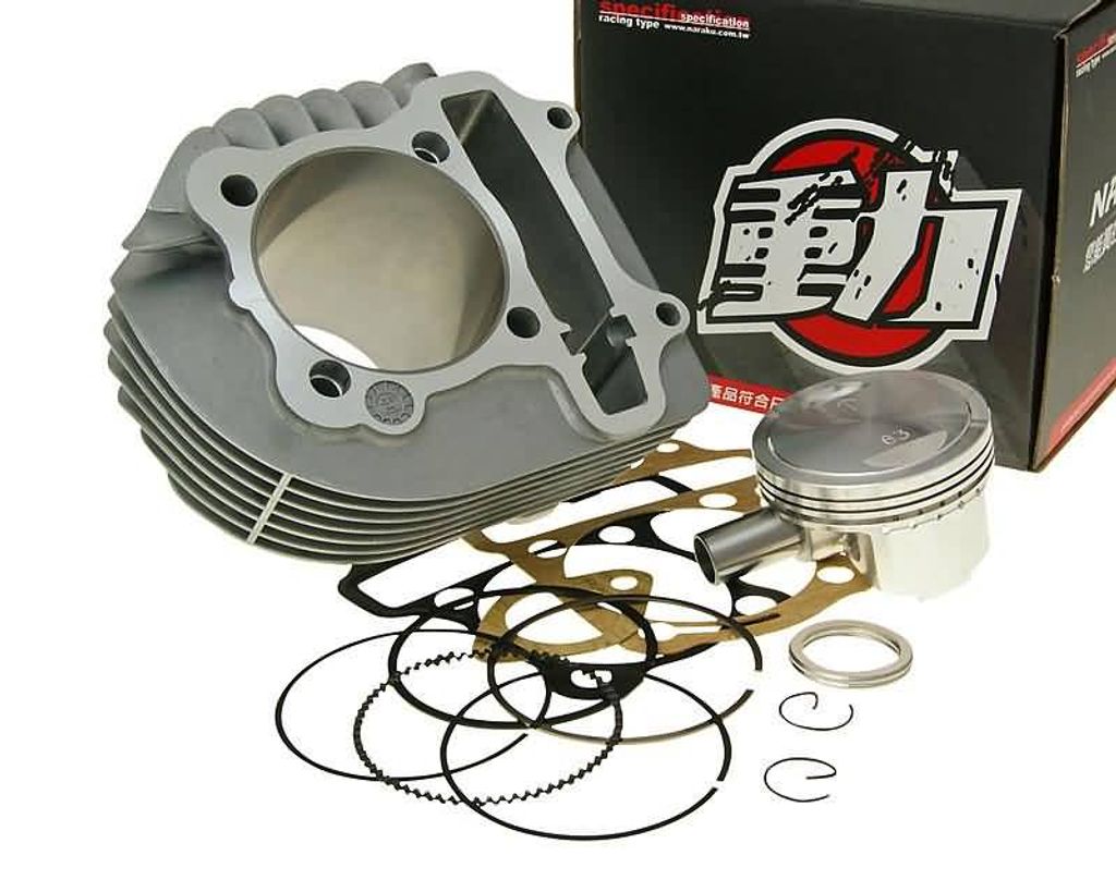 Kit cilindro Naraku 180cc 63mm per 4 tempi GY6, Kymco AC Immagine del prodotto 
