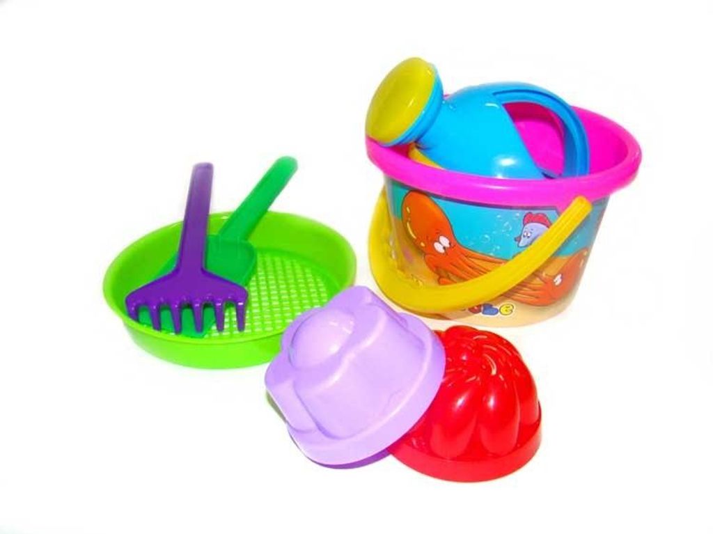 Polesie Sandspielzeug Set 0658 Eimer Schaufel Gießkanne Produktbild 