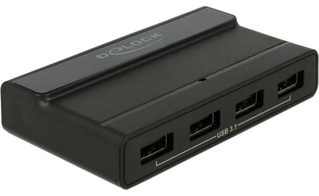 Manque de Ports USB ? Hub Delock 10Gbps USB 3.1 avec 4 Ports USB-A Bu