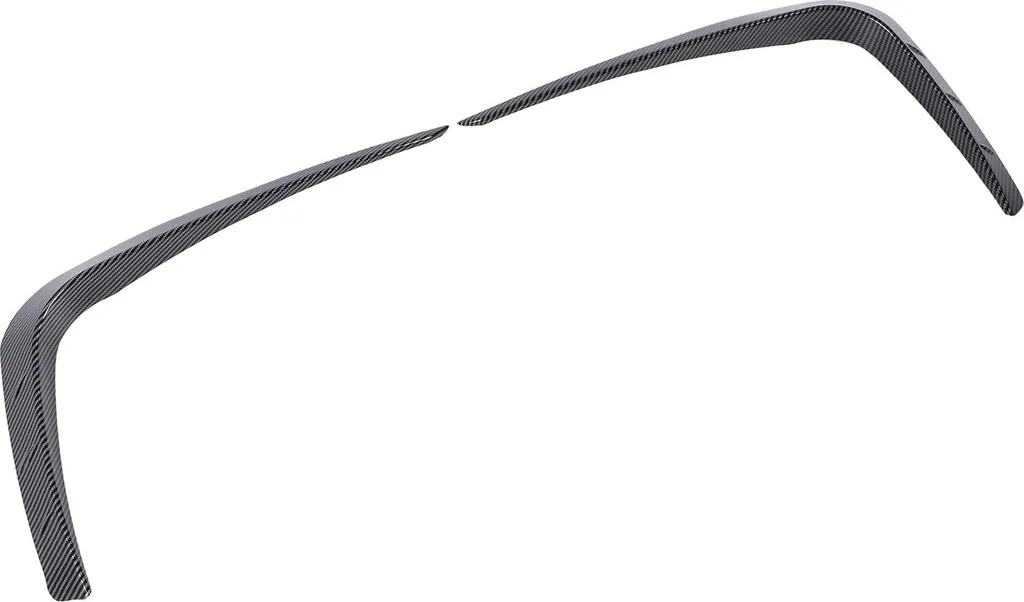 Spoiler de lèvre et cache antibrouillard Focus MK4 ST Line carbone 2pcs