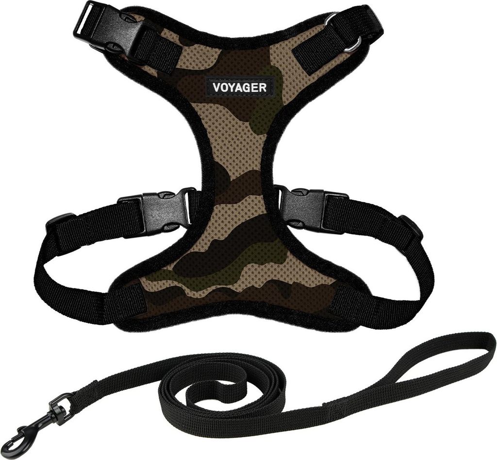 Voyager Step-in Lock Katzengeschirr und reflektierende Katzenleine mit Neoprengriff by Best Pet Supplies - Unterstützt kleine, mittelgroße und gr...