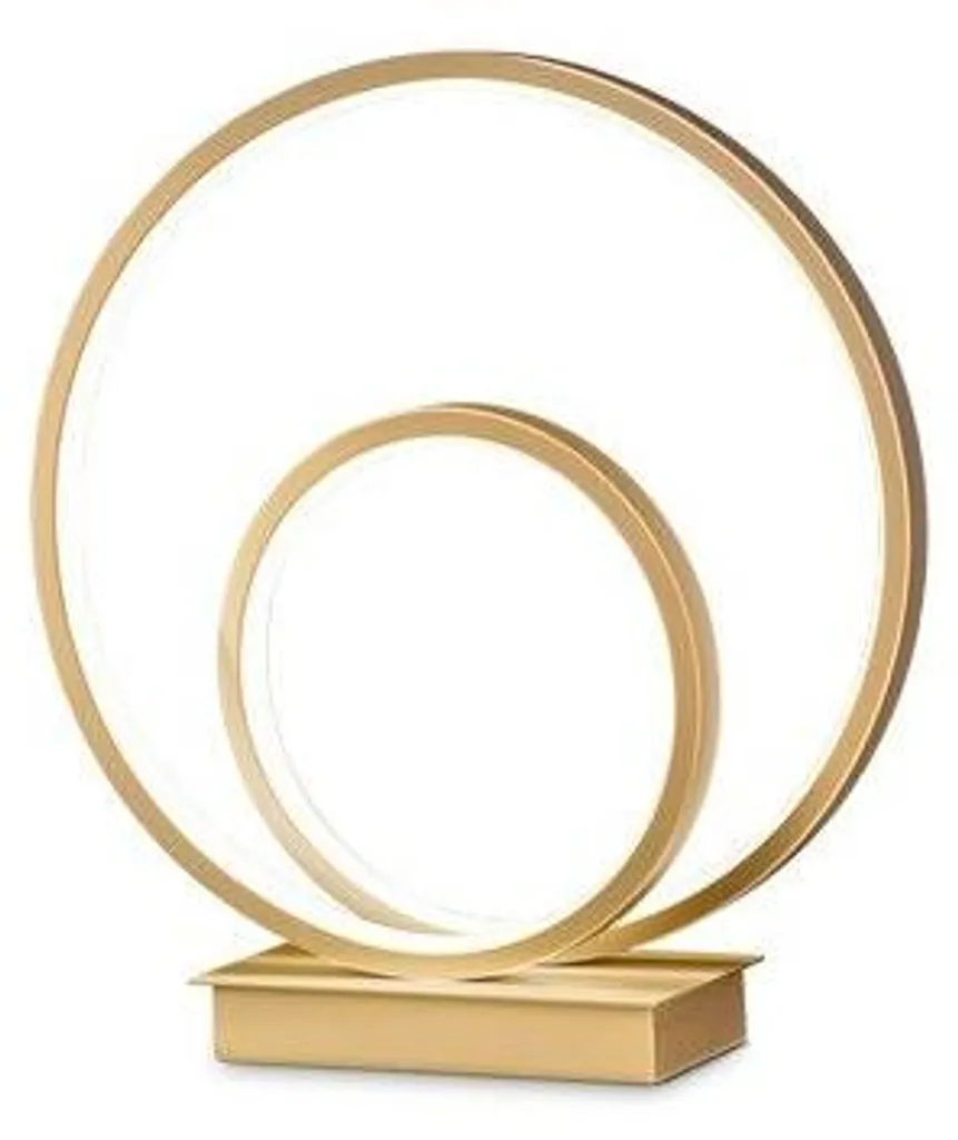 Oz Lampe de Bureau Moderne en Laiton Métal Led 23W 3000K Lumière Chaude