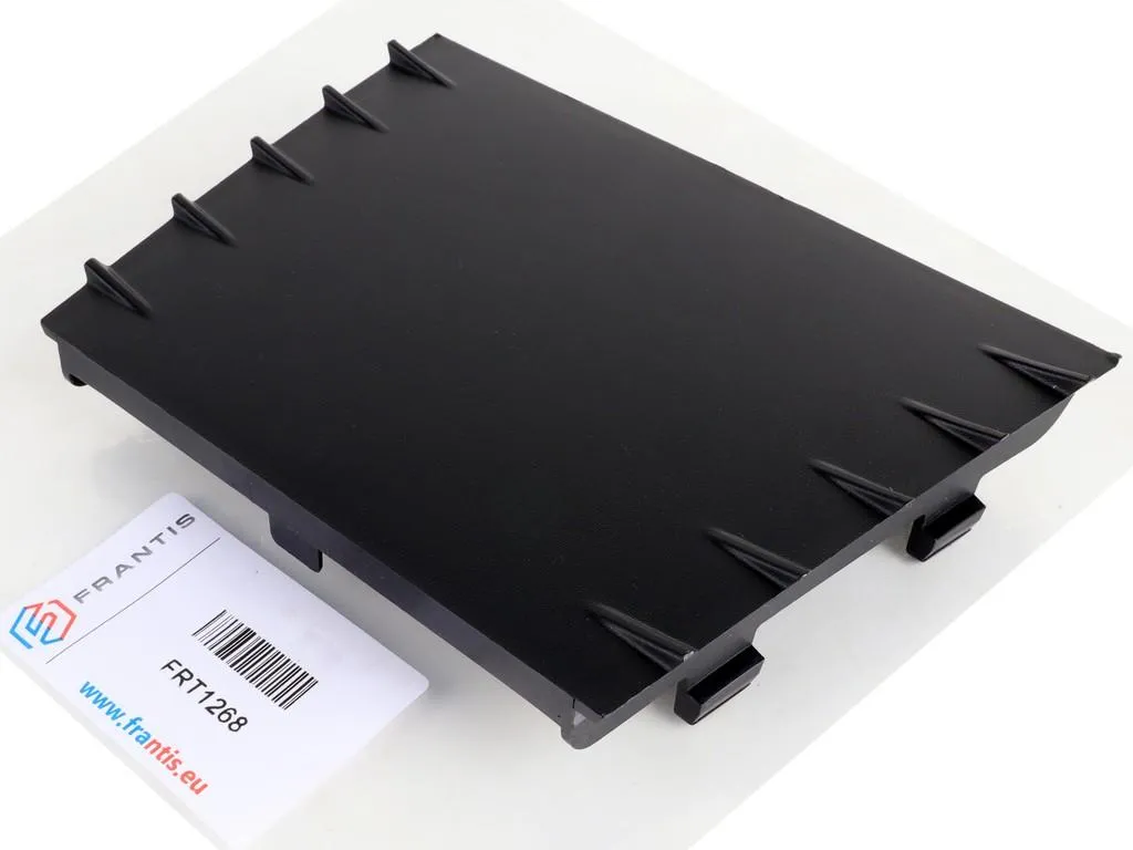 Couvercle de protection radar avant - Pièce de rechange pare-chocs Noir