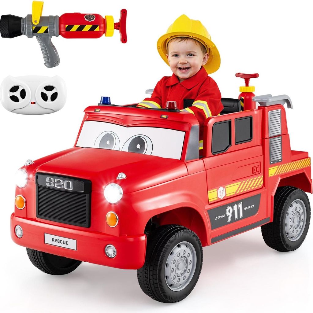 Camion dei pompieri elettrico per bambini da 12 V con Immagine del prodotto 