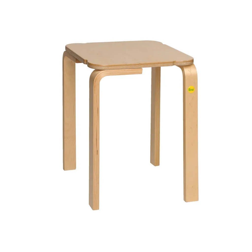 Sgabello Erzi 48 Legno Naturale: Design Ergonomico e Salvaspazio