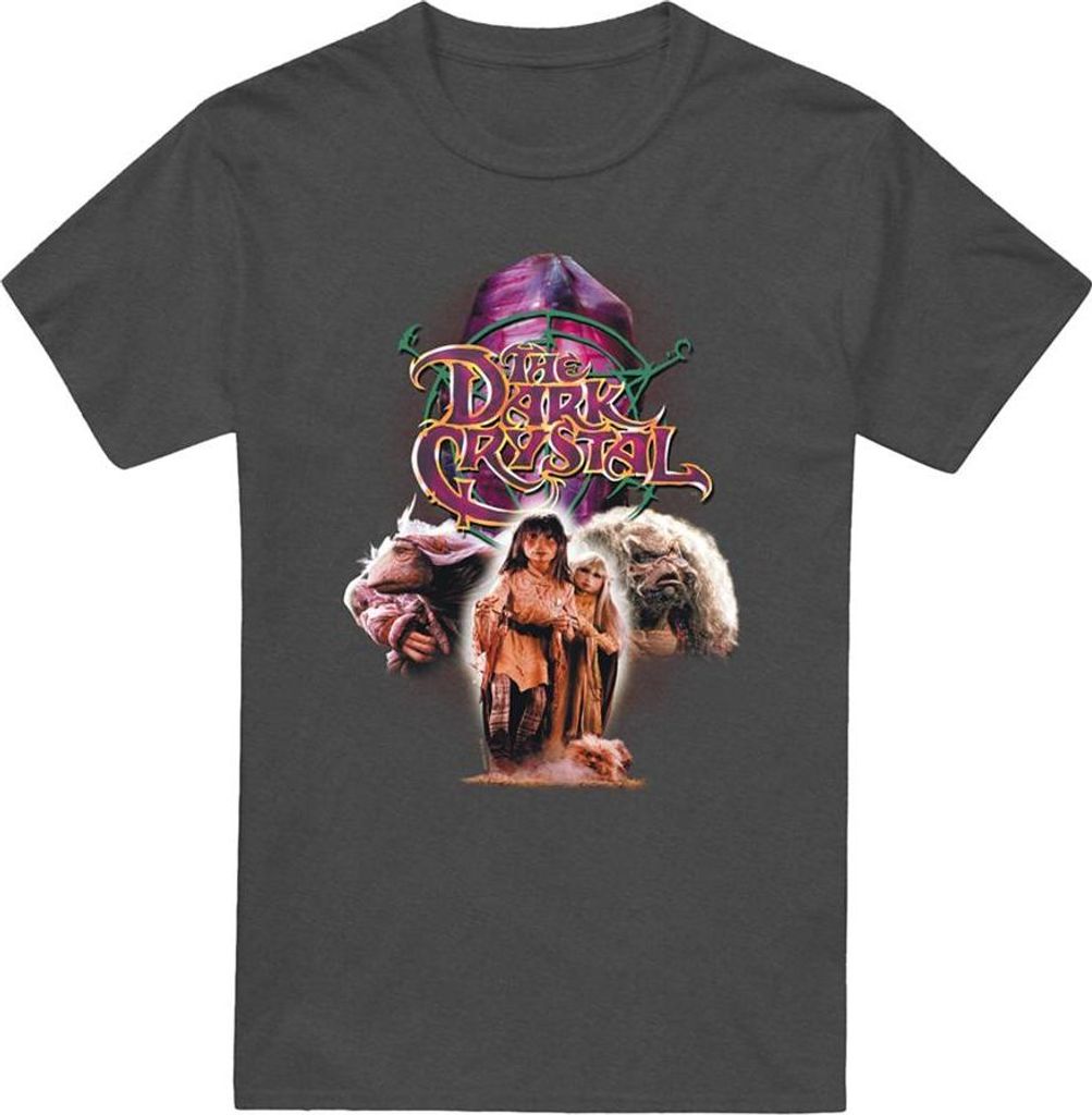Dark Crystal - "The Good Guys" T-Shirt für Herren/Damen Uni, meliert TV21548 (M) (Holzkohle)