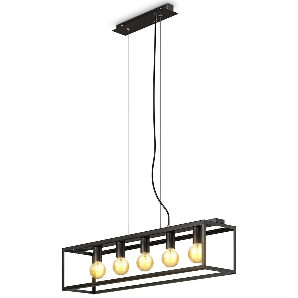 Plafonnier LED orientable 64W argenté Briloner avec mémoire de lumière