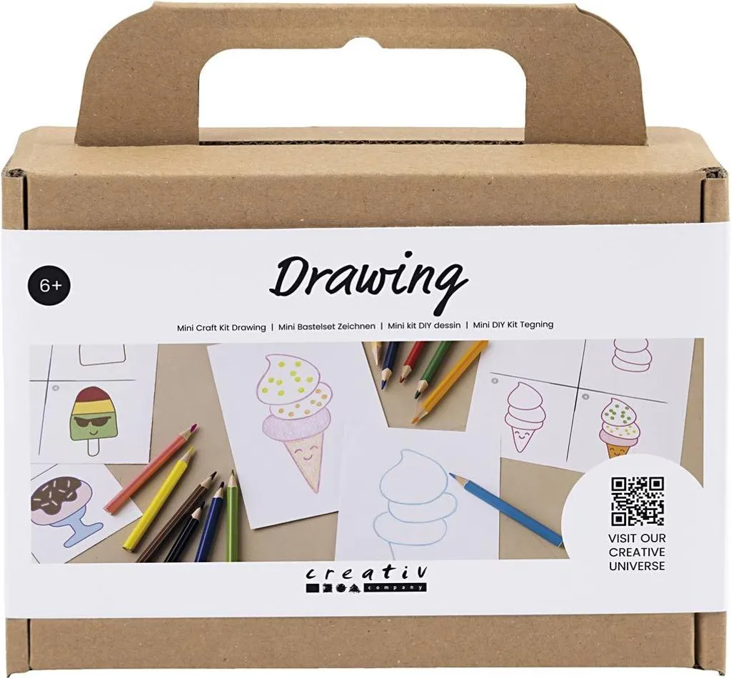 Kit créatif dessin enfant et adulte pour décorer son agenda avec mignonnerie