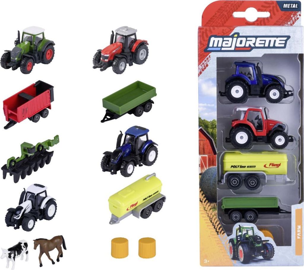 Majorette Farm 5 Pieces Set, Sada vozidel, 3 rok/roky, Kov, Obrázek produktu 