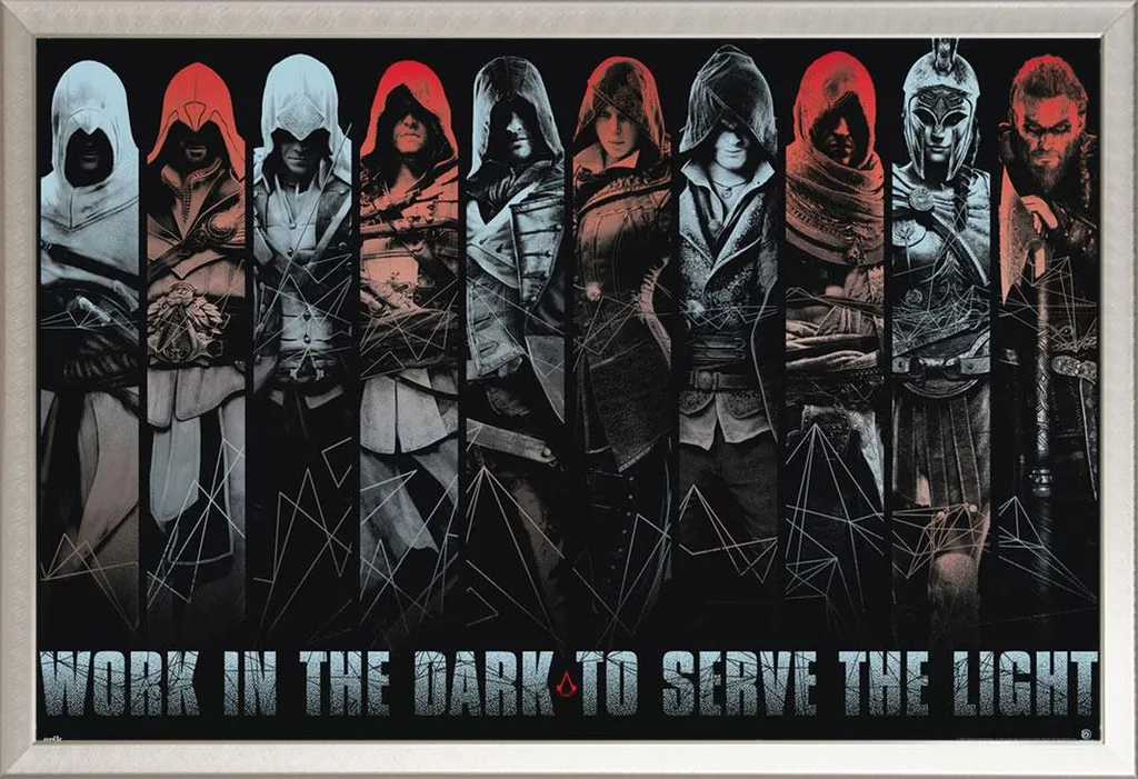 Décoration murale Assassin's Creed : Poster et cadre aluminium Shinsuke®