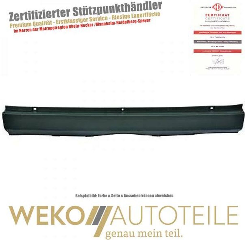 Stoßstange hinten DIEDERICHS 1663058 für MERCEDES-BENZ VW