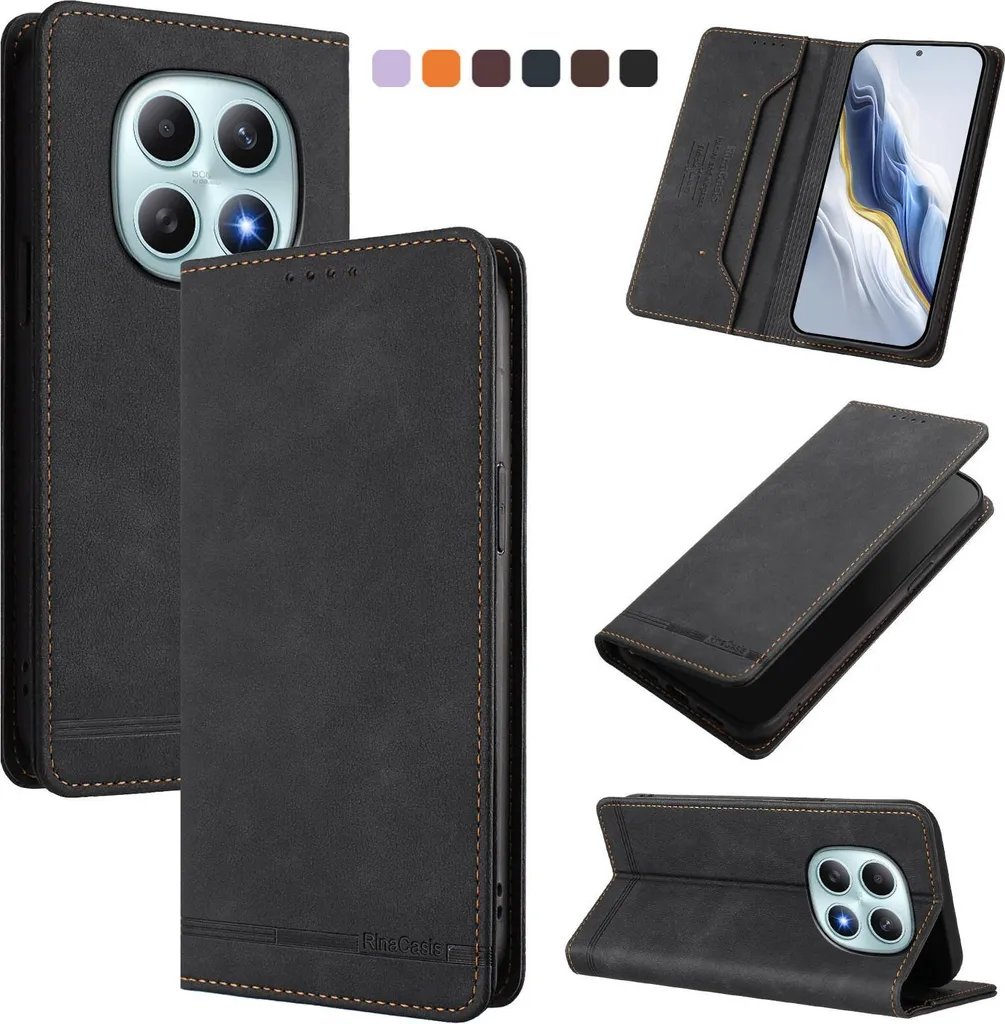 Custodia Portafoglio In Pelle PU Per Huawei P30 Lite, Flip Cover Con 2 Slot Carte E Supporto Orizzontale, Design Floreale, Protezione Completa