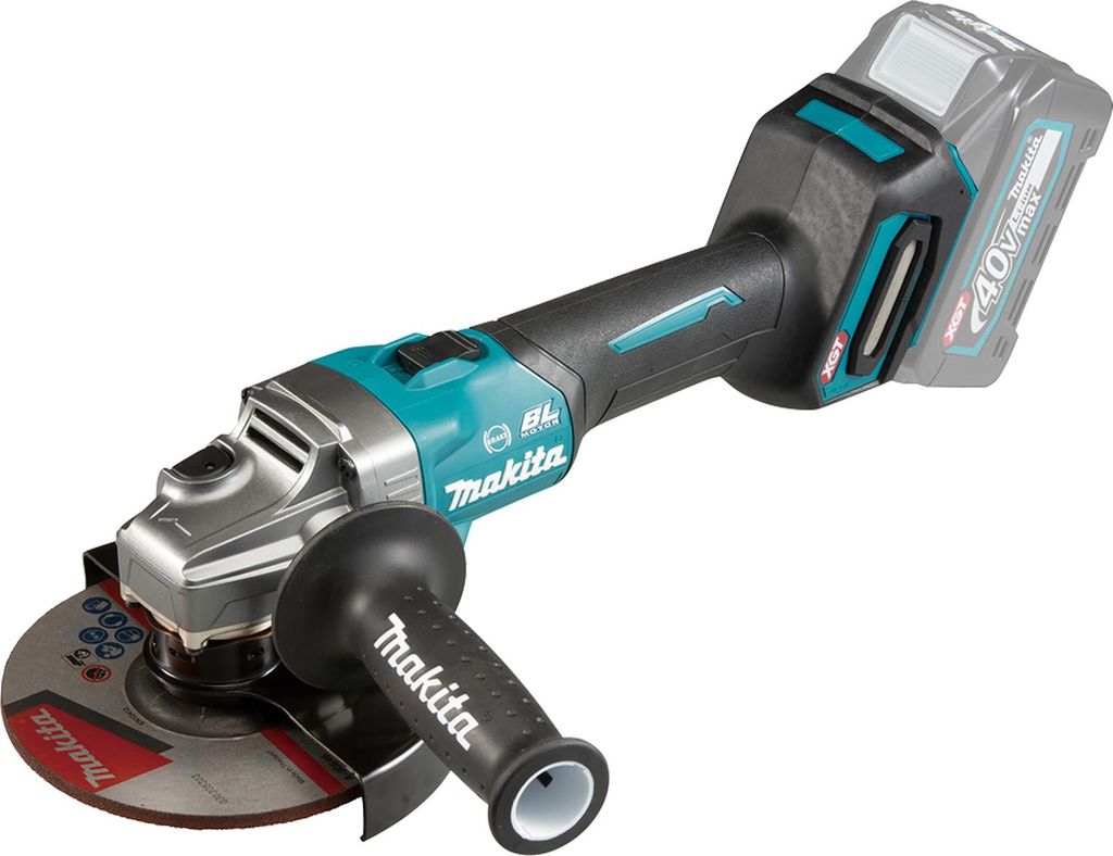 Akku-Winkelschleifer GA035GZ XGT, 40Volt (blau/schwarz, ohne Akku und Ladegerät)