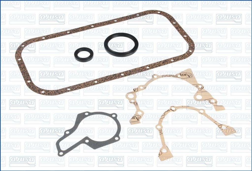 AJUSA 54050700 Dichtungssatz Kurbelgehäuse für SUZUKI Samurai SUV (SJ) SWIFT II Schrägheck (EA, MA) SJ 413 (OS) Samurai SUV Cabrio (SJ) BALENO (EG)