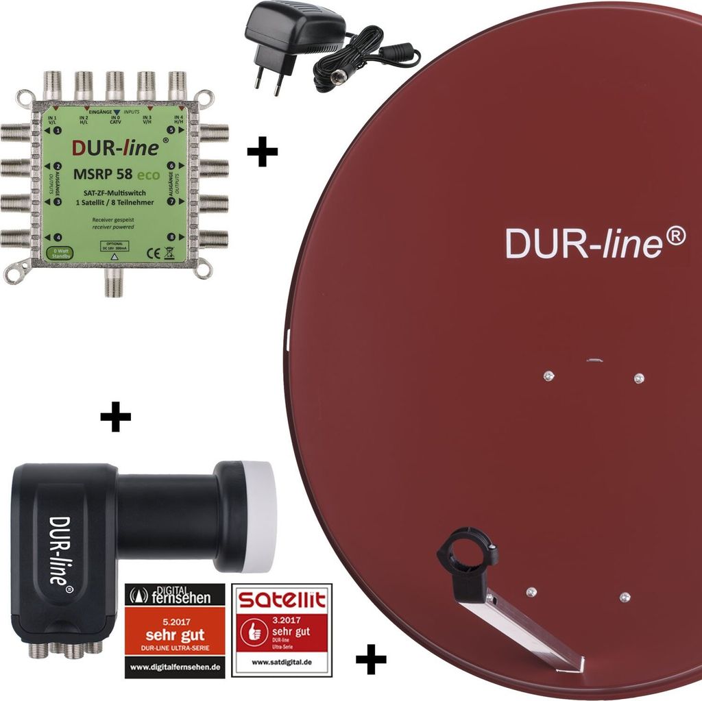DUR-line MDA 90 R 1S/8T Eco 8 TN Multischalter Set