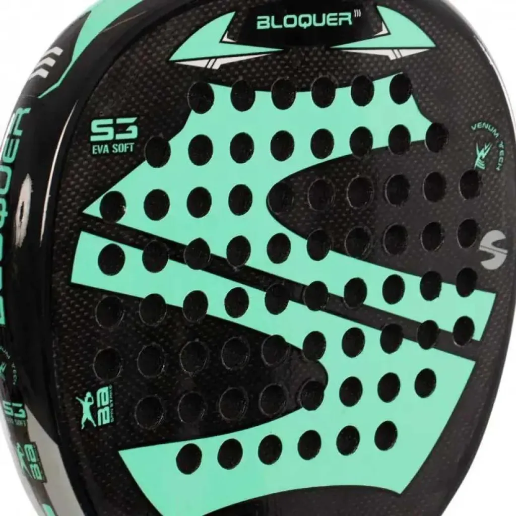 Raquette de padel Softee Bloquer Vert idéale pour matchs et compétitions