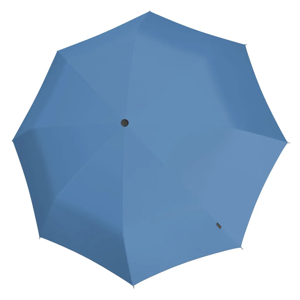 Knirps ombrello a bastone ombrello U.900 Ultra Light XXL Manual Blue With Black Coating