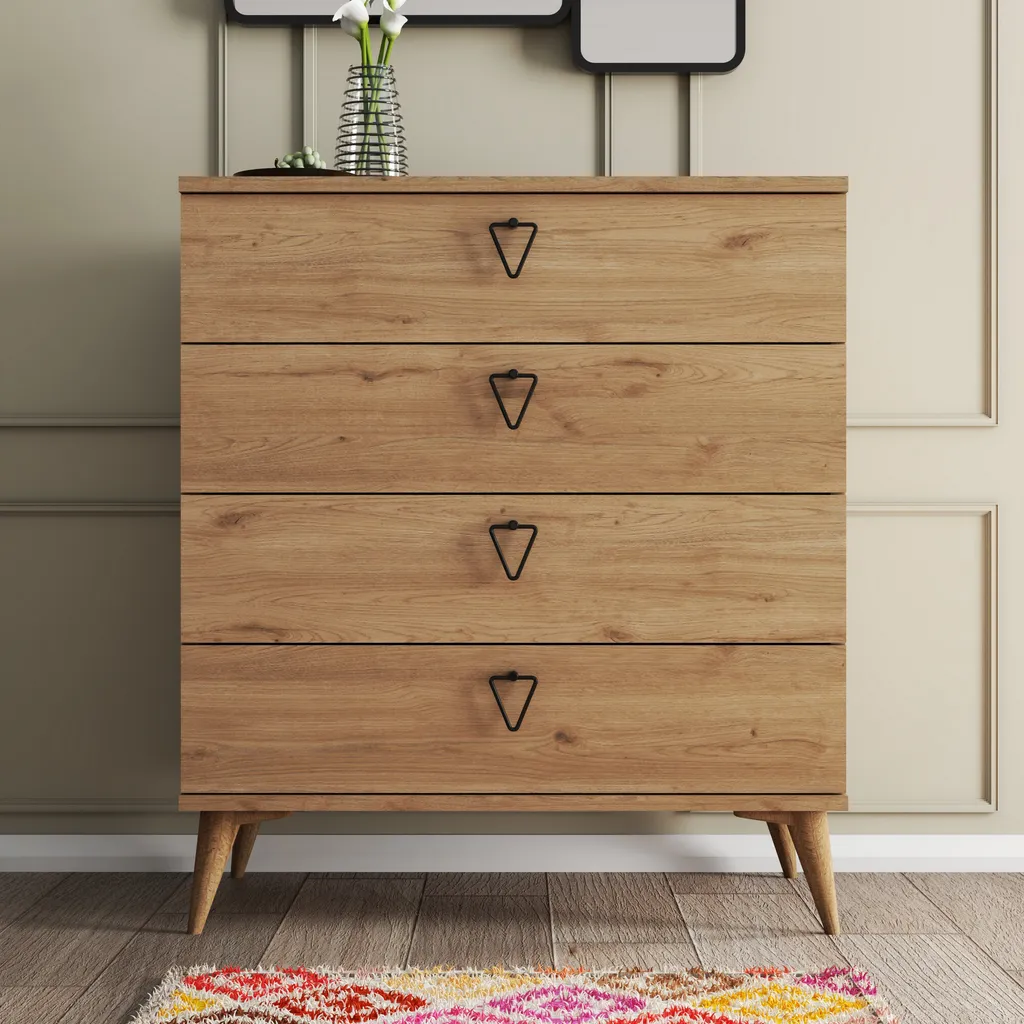 Commode de Chambre 80cm Skye Decor Versa-Ce 3612 - Rangement Gain de Place - 2