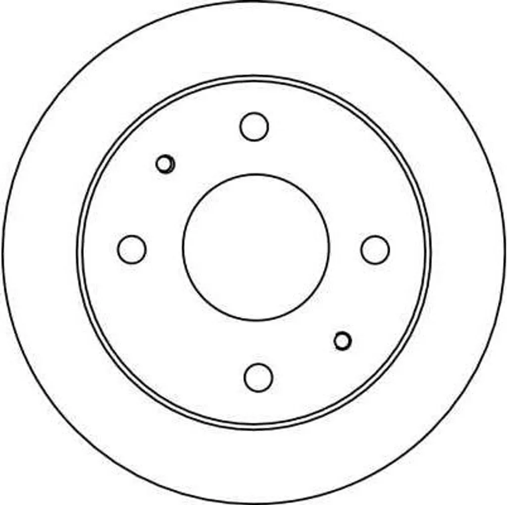 Jeu de disques de frein TRW DF4132 en fonte pour Hyundai Atos - 5171202110