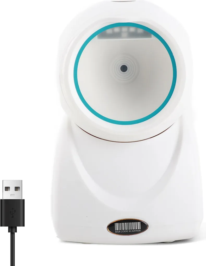 Scanner Code Barre 2D QR Filaire USB Plug & Play Haute Vitesse CMOS
