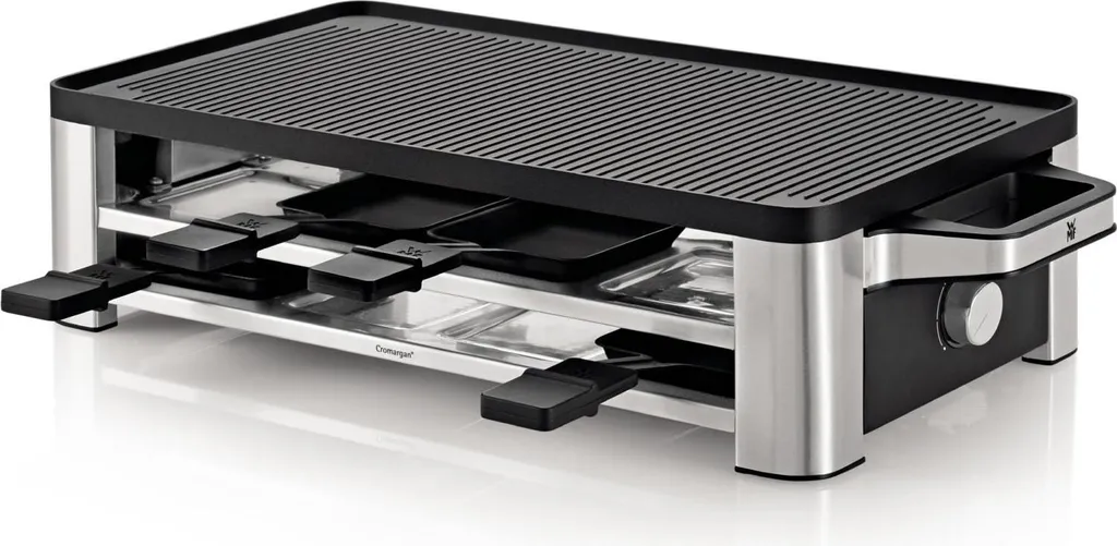 Raclette WMF LONO Sélection 1500W avec Thermostat Variable et 8 Poêlons