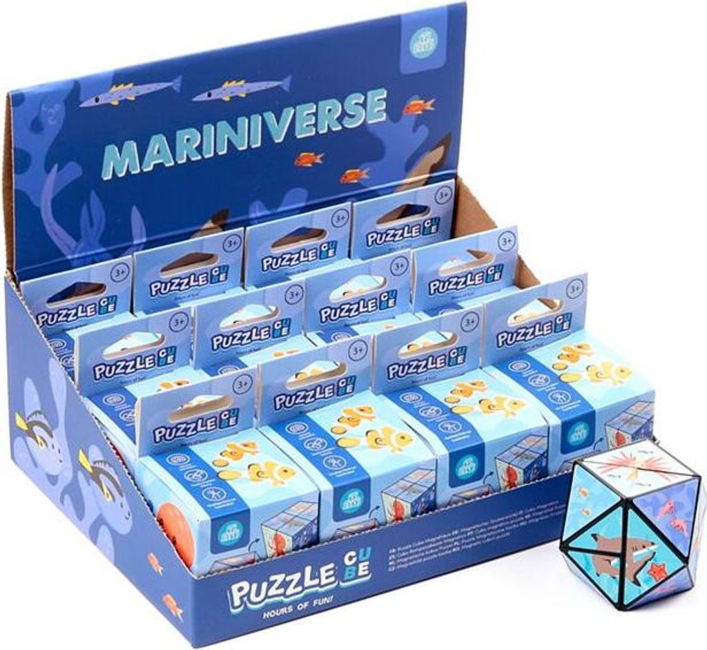 Meeresuniversum-Puzzle-Würfelspielzeug