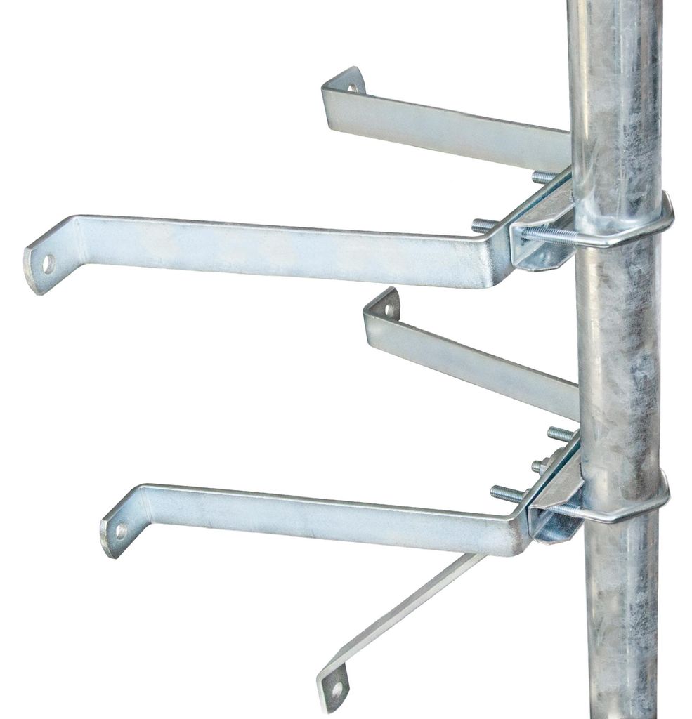 PremiumX Mauerhalter 40cm Stahl SAT Wandabstandshalter für Produktbild 