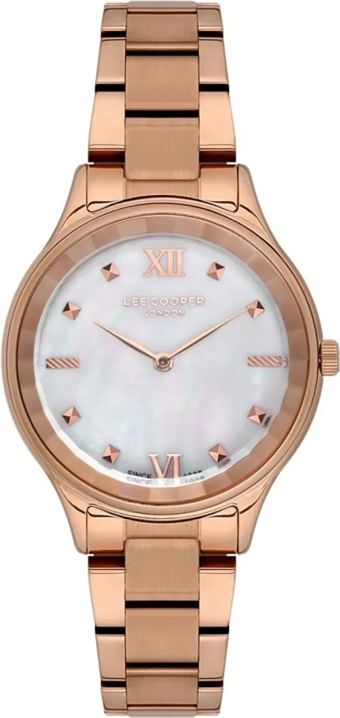 Montre Lee Cooper LC07113.420 or rose : élégance et fiabilité assurées