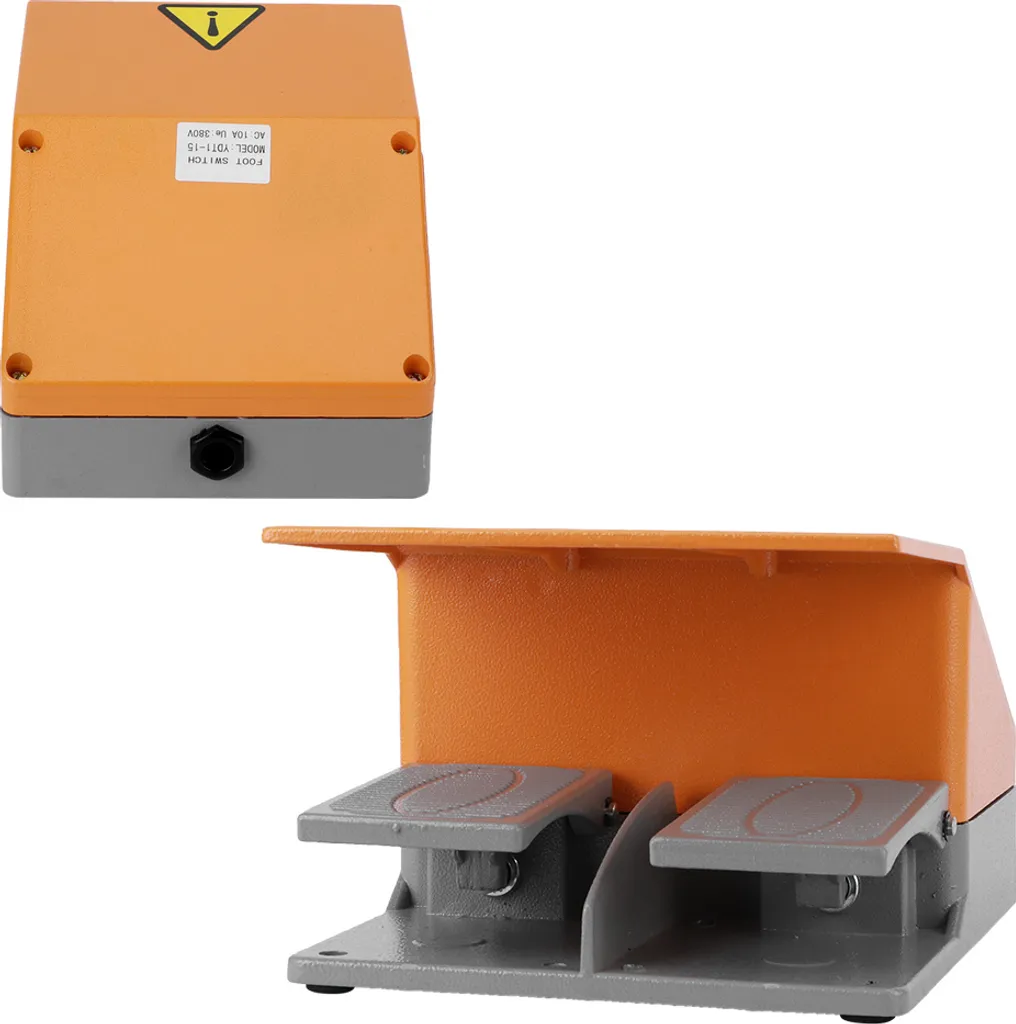 Pedale Interruttore EKW-5A-B In Alluminio - Normalmente Aperto 380V AC Per Macchine Utensili