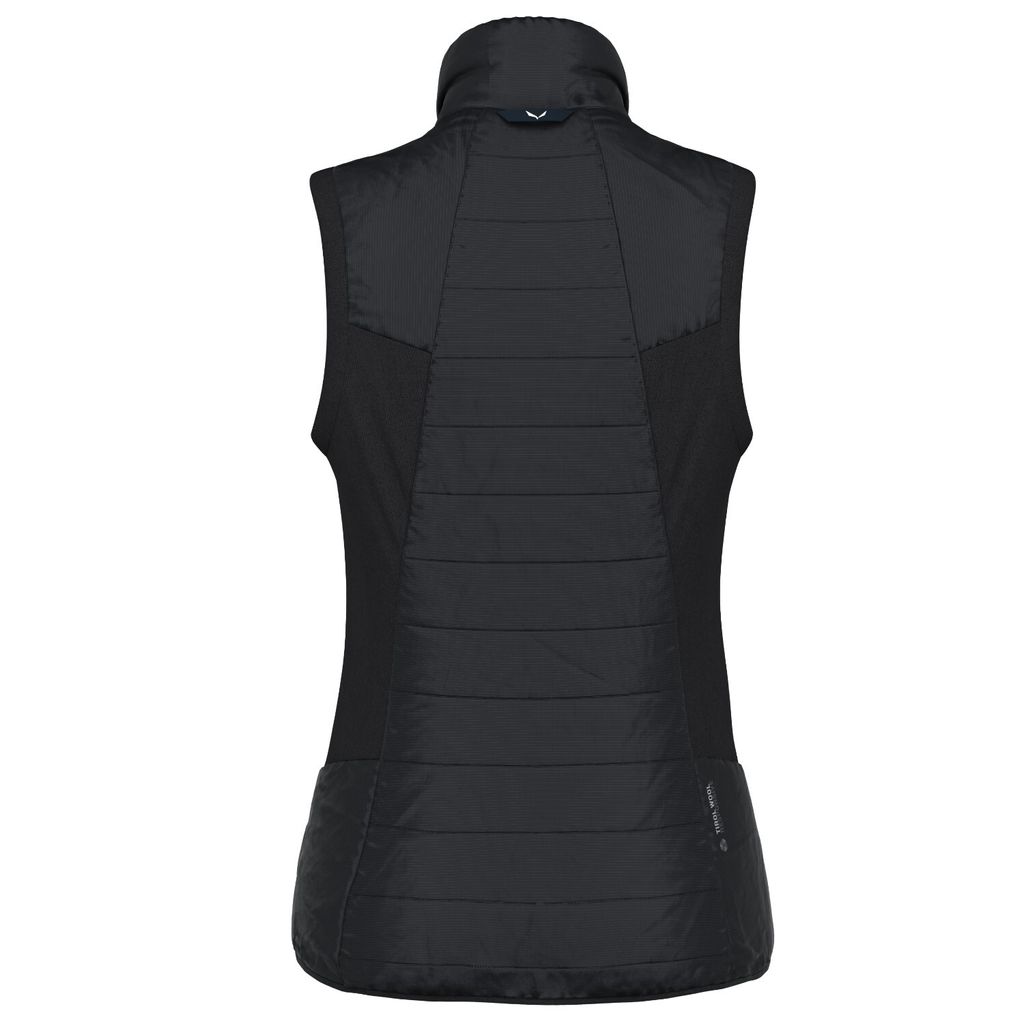 Salewa Ortles Hybrid Weste für Damen, Farbe:Black Out, Größe:38