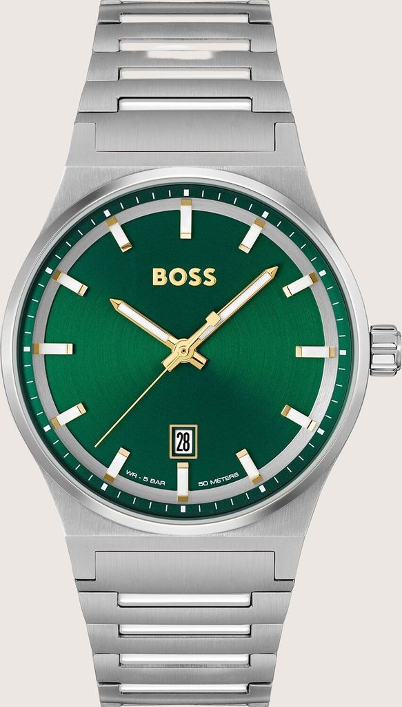 Herrenuhr Hugo Boss Candor 1514079, Silbergrün / Grün Produktbild 