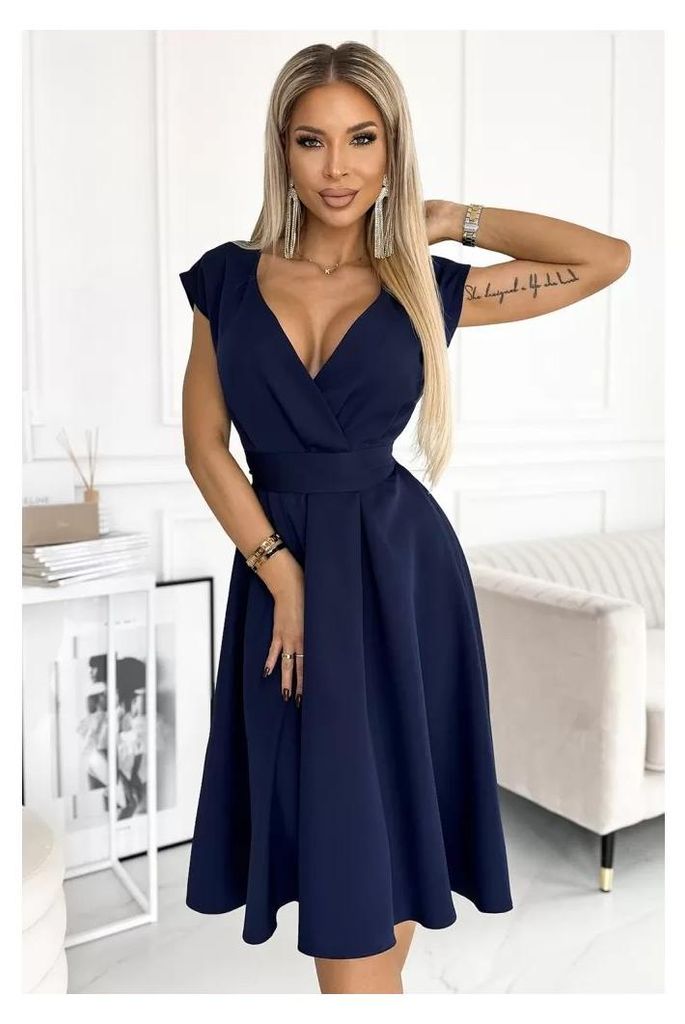 Kleid NUMOCO SCARLETT 348-6 BLAU Größe: S Produktbild 