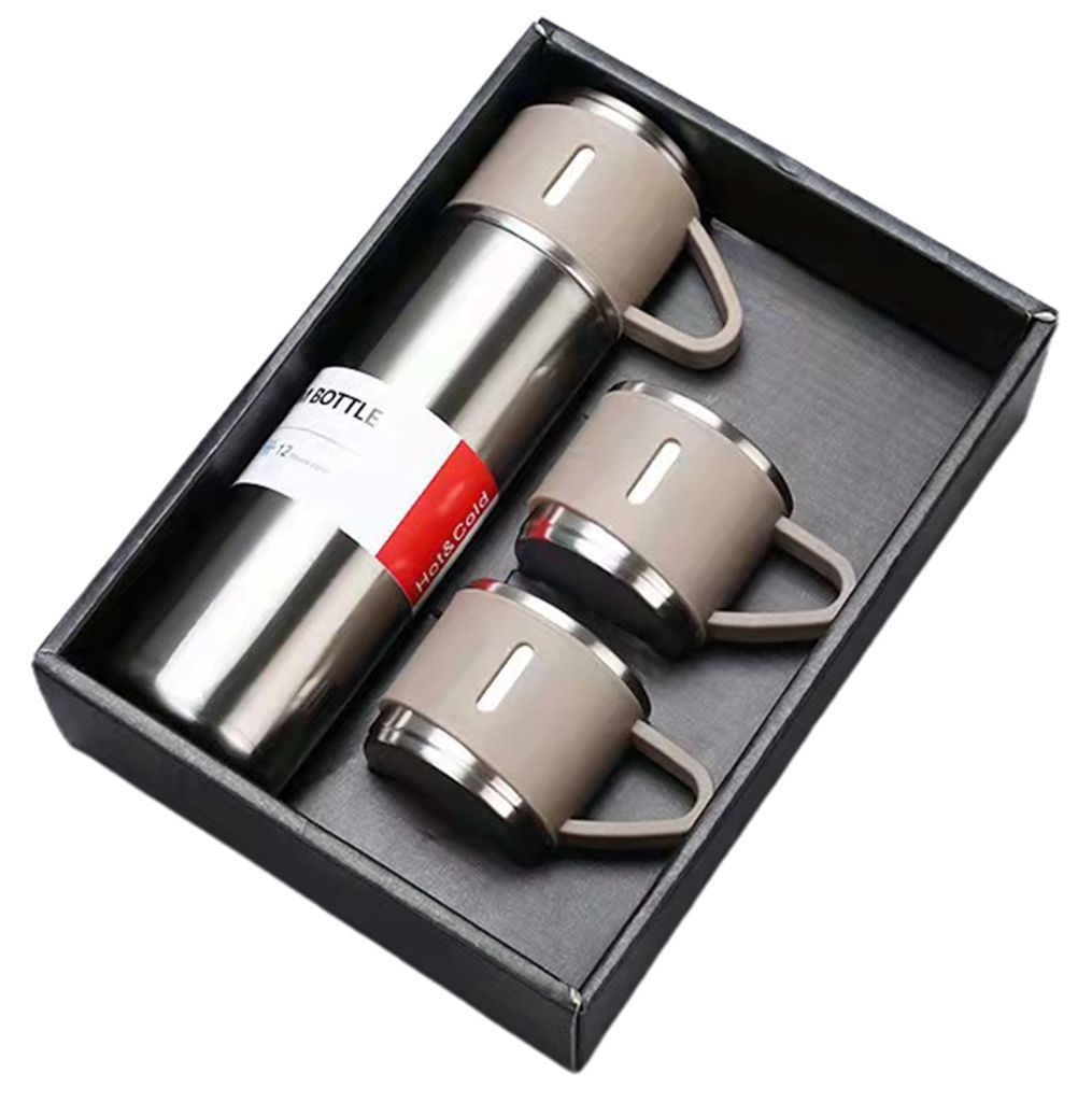 500-ml-Wasserbecher, großer Fassungsvermögen, auslaufsicherer doppelwandiger Vakuum-Kaffeebecher aus Edelstahl – ideales Geschenk