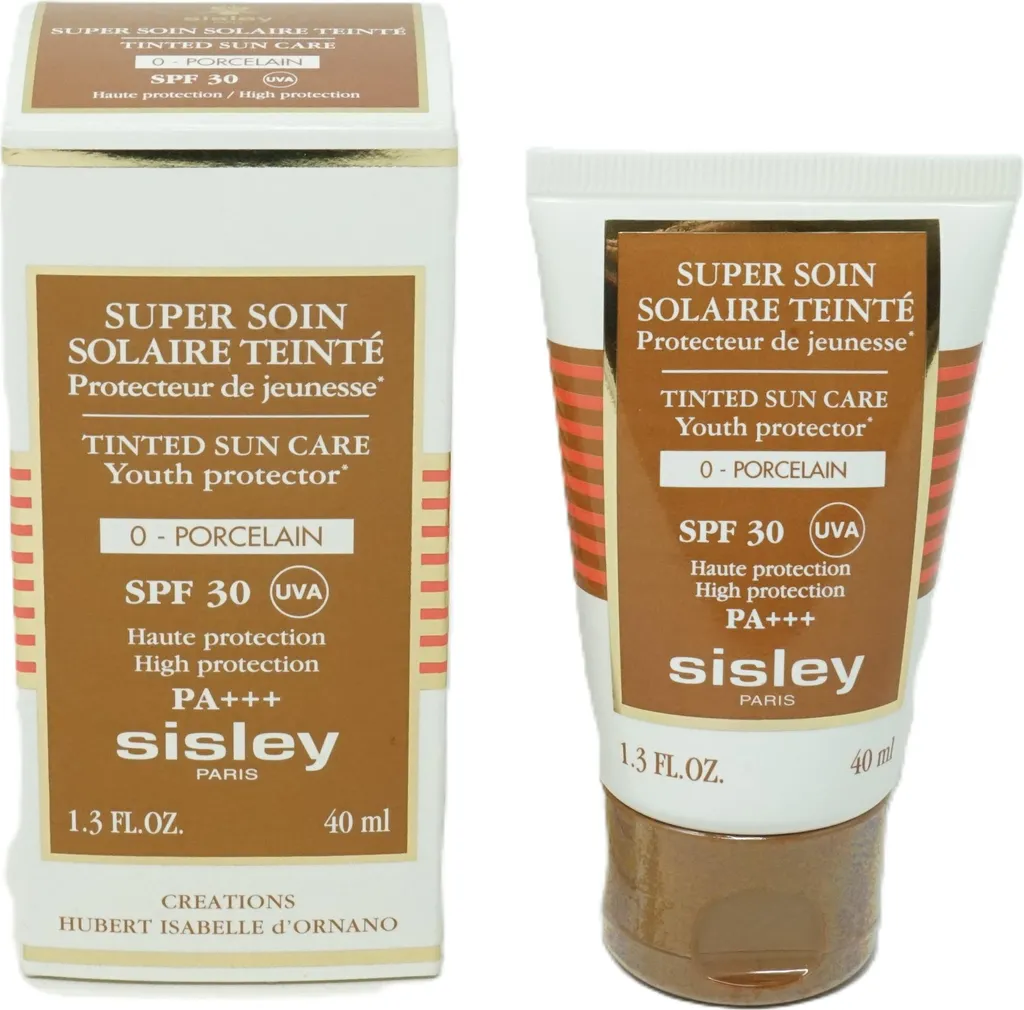 Crème Solaire Teintée Visage Sisley SPF 30 Soin Protecteur Porcelain