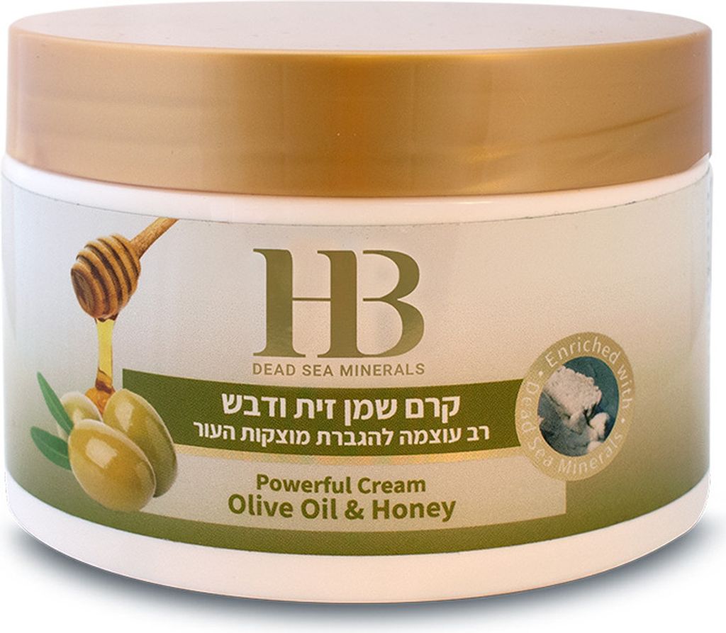 Körpercreme mit Olivenöl und Honig 350ml
