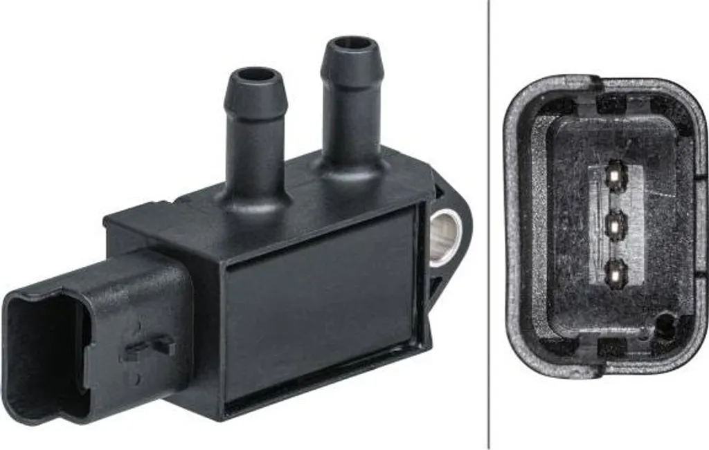 Capteur Pression Échappement HELLA 6PP 009 403-431 pour Dacia et Renault