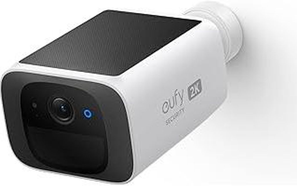 eufy Security SoloCam S220, Kamera Überwachung Aussen, 2K Auflösung, Überwachungskamera Aussen Akku, Solar, 2,4GHz WLAN, Ohne ABO, Ohne Monatlic...